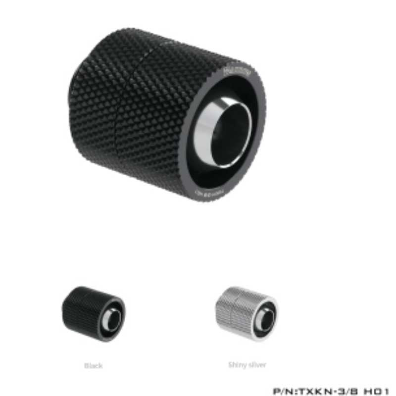Barrow With 360° Rotary ompression Fitting(ID3/8-OD5/8)Compression Connector, Soft Tubing TXKN-3/8 H01
