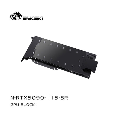 FormulaMod Bykski RTX 5090 full-cover GPU waterblock — multi-GPU local AI cooling (view 5)