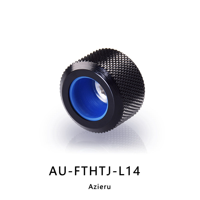 Azieru AU-FTHTJ-L14 AU Series Anti-Slip Compression Fitting – Premium Diamond-Knurled G1/4 Thread  Pipe outer diameter 14