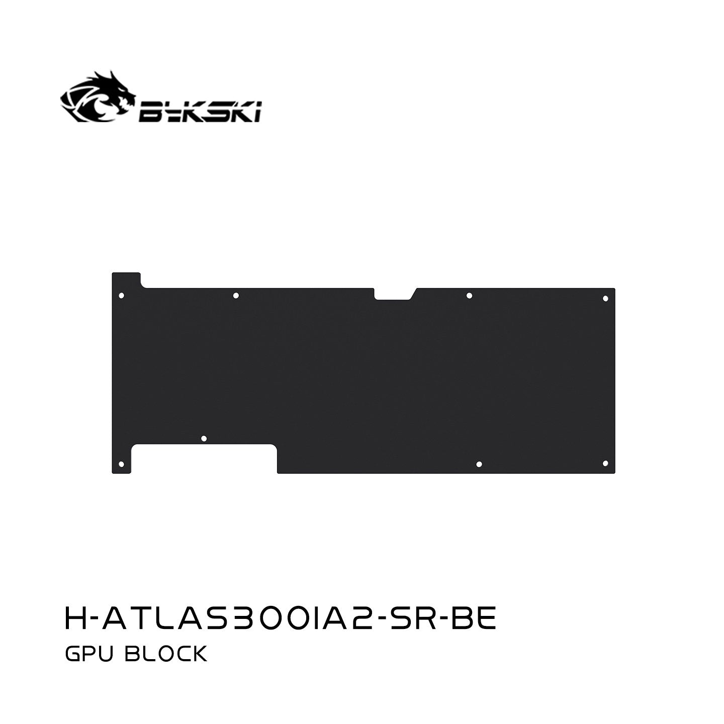 FormulaMod Bykski GPU Block For H-ATLAS300IA2-SR , High Heat Resistance Material POM + Full Metal Construction, With Backpla…