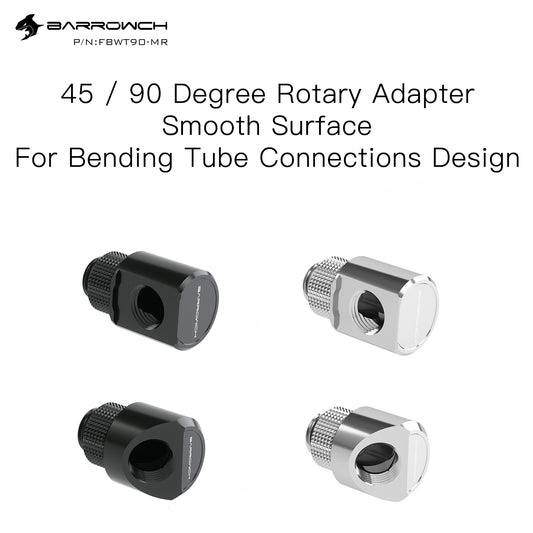 Adaptateur rotatif Barrowch 45/90 degrés avec surface lisse pour le cintrage des connexions de tubes Design FBWT-MR