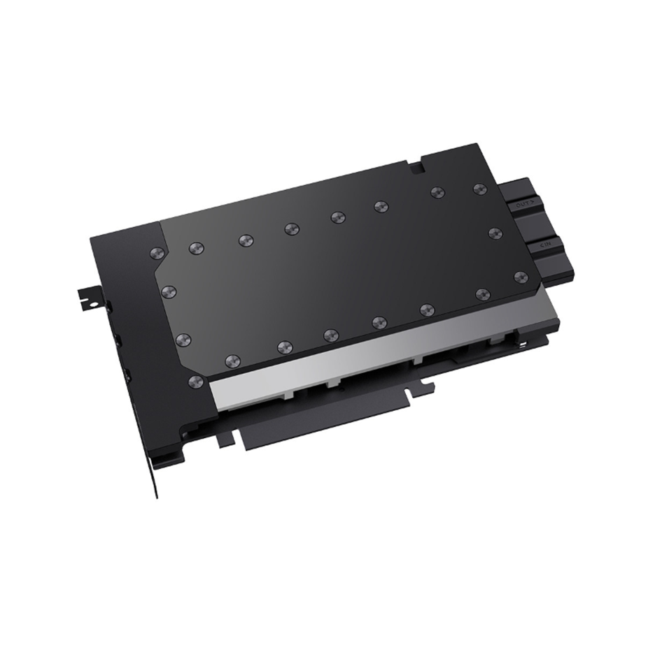Bykski GPU Water Block For INNO3D GeForce/MSI RTX 5090 , Full Cover With Backplate PC Water Cooling Cooler, N-ICH5090DX3-SR-V2