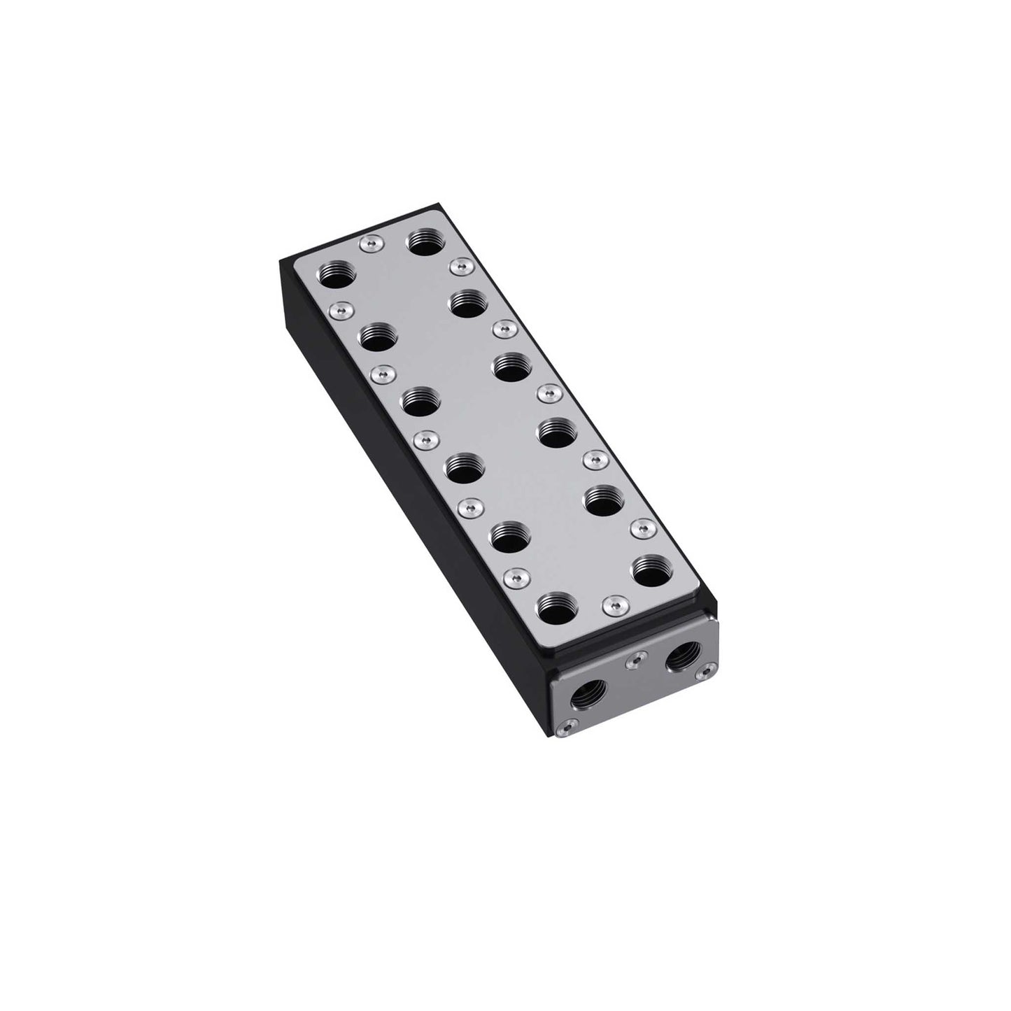 Barrow Stainless Steel Parallel Water Distributor MW06-01 for Small Servers, Multi-GPU Workstations, and Liquid Cooling,MW06-01