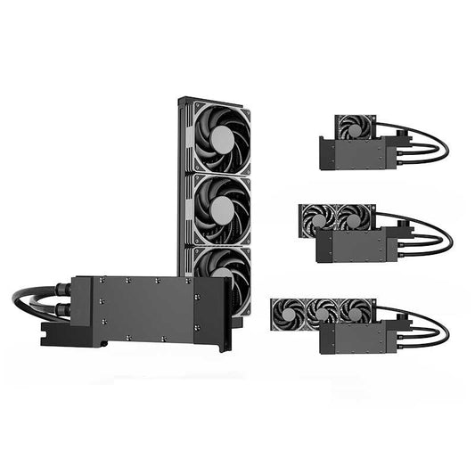 Bykski B-FRD-TESLA-A100 AIO Liquid Cooler for NVIDIA Tesla A100 40GB / A30 24G / CMP 170HX with 360mm Radiator