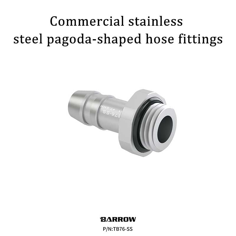 Barrow G1/4''Roscado 45 Grados Adaptador de Conexión Refrigeración por Agua, Adaptadores Conexión Refrigeración por Agua, TDWT45-B01