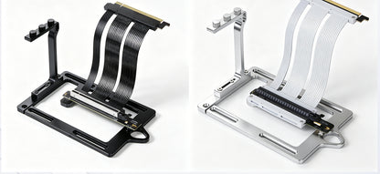 External GPU vertical mounting bracket, fully compatible with 5090 and 40 series graphics cards, PCIe 5.0 graphics card extension cable.