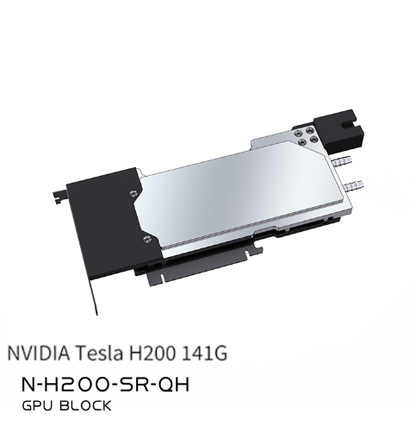 Bykski N-H200-SR-QH Vacuum-Soldered Graphics Card Water Block for NVIDIA H200 Data Center Class