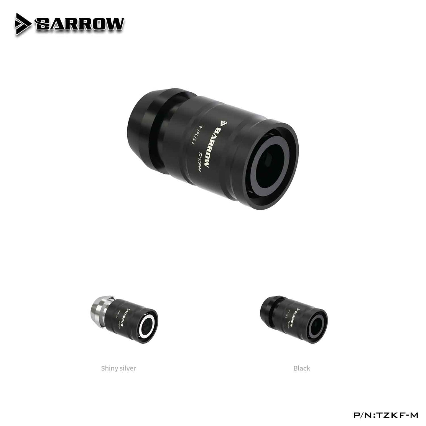 Barrow Professional Edition G1/4" Quick-Connect Waterproof Connector Kit (Male & Female) PC Water Cooling Accessories TZKMF-M