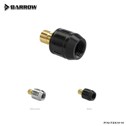Barrow Professional Edition G1/4" Quick-Connect Waterproof Connector Kit (Male & Female) PC Water Cooling Accessories TZKMF-M
