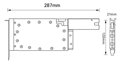 Astralcooler GPU Water Block for NVIDIA RTX 6000 Ada
