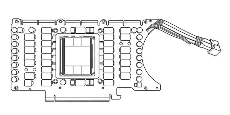 Astralcooler GPU Water Block for NVIDIA H200 141G