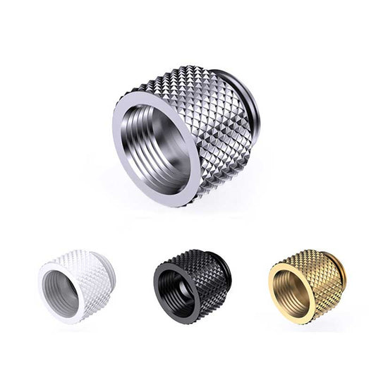 Bykski 10mm Male To Female Extender Fitting, Boutique Diamond Pattern, Multiple Color G1/4 Fitting, B-EXJ-10