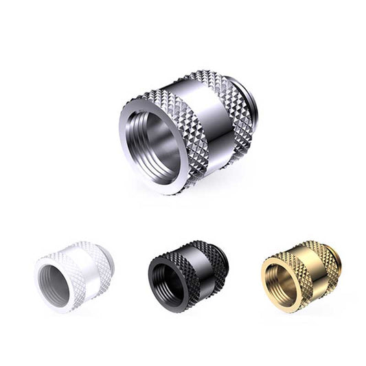 Bykski 15mm Male To Female Extender Fitting, Boutique Diamond Pattern, Multiple Color G1/4 Fitting, B-EXJ-15
