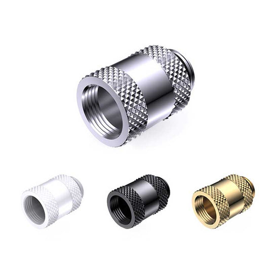 Bykski 20mm Male To Female Extender Fitting, Boutique Diamond Pattern, Multiple Color G1/4 Fitting, B-EXJ-20
