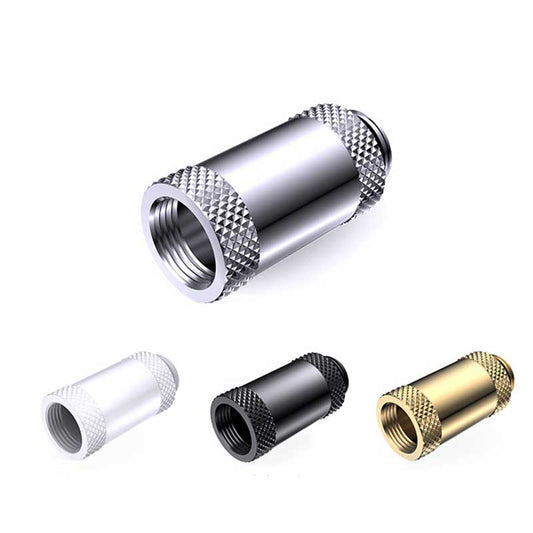 Bykski 30mm Male To Female Extender Fitting, Boutique Diamond Pattern, Multiple Color G1/4 Fitting, B-EXJ-30