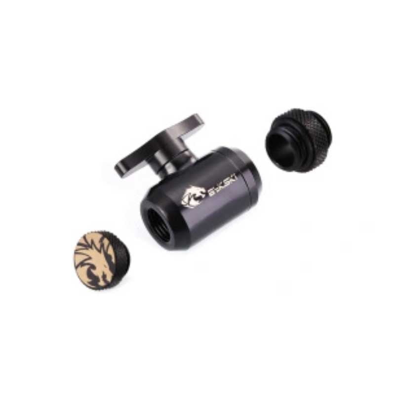 Valve Kit Drain Push Water Combination Ball G1/4" Computer Case Cooling Copper & Aluminum Bykski
