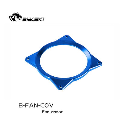 Bykski B-FAN-COV, armure de ventilateurs de 12 mm, couvercle multicolore pour ventilateurs de refroidissement par eau/ventilateurs de radiateur,