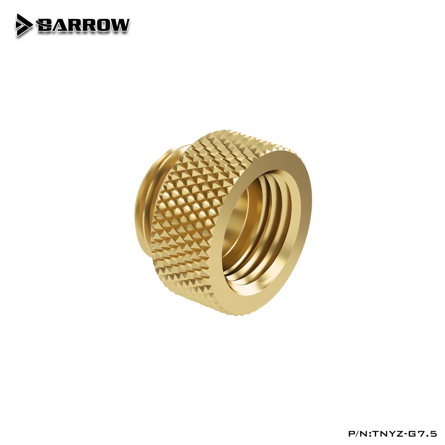 Barrow TNYZ Series Male To Female Extender Fitting , 7.5 10 15 20 30 40 mm Length G1/4 M2F Adapter