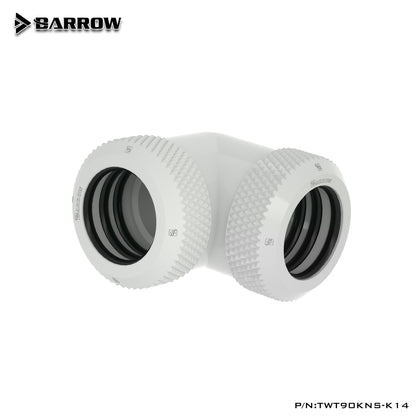 Barrow TWT90KNS-K12/TWT90KNS-K14, raccords de tubes durs à 90 degrés, adaptateurs G1/4 pour tubes durs OD12mm/14mm