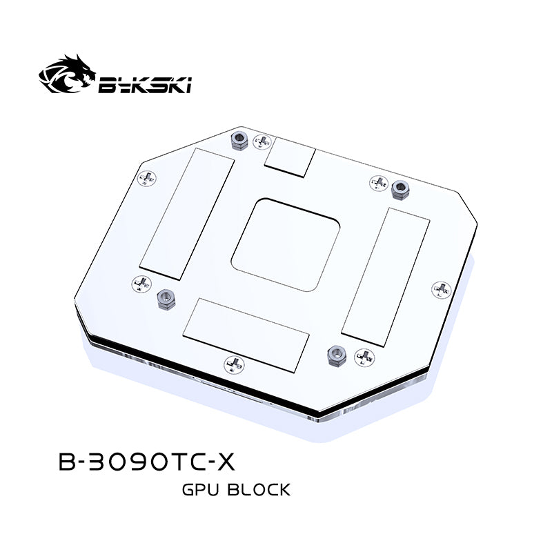 Bykski RTX 3090 GPU Backplane Water Block For All 3090 Series Graphic ...