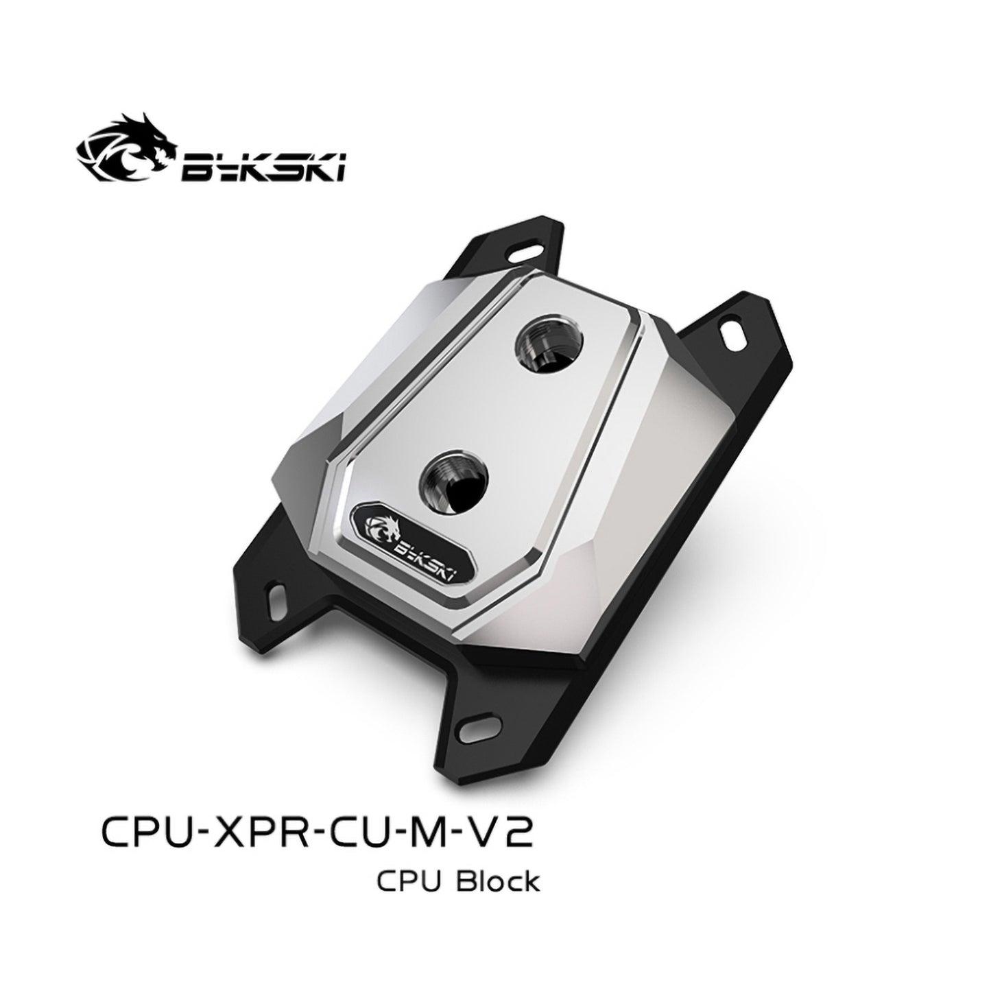 Bykski CPU Water Cooling Block For Intel/AMD, Acrylic/POM/All Metal Material Micro Waterway CPU Cooler, CPU-XPR-B-I-V2 CPU-XPR-B-M-V2 CPU-XPR-CU-I-V2 CPU-XPR-CU-M-V2 CPU-XPR-POM-I-V2 CPU-XPR-POM-M-V2