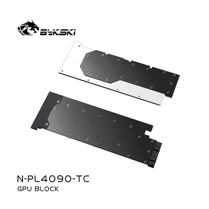 Bykski GPU Block For Peladn/NVIDIA RTX 4090D,All-Metal Structure, Full Cover GPU Water Cooling Cooler Radiator Block N-PL4090-TC