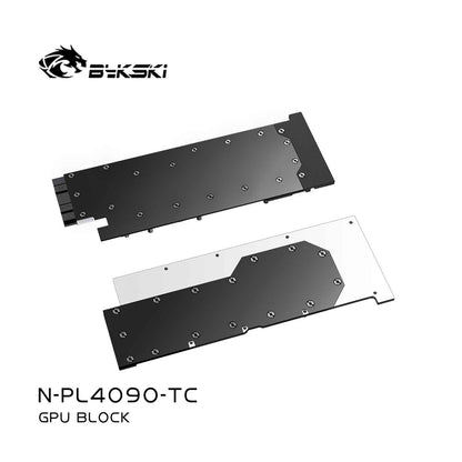 Bykski GPU Block For Peladn/NVIDIA RTX 4090D,All-Metal Structure, Full Cover GPU Water Cooling Cooler Radiator Block N-PL4090-TC