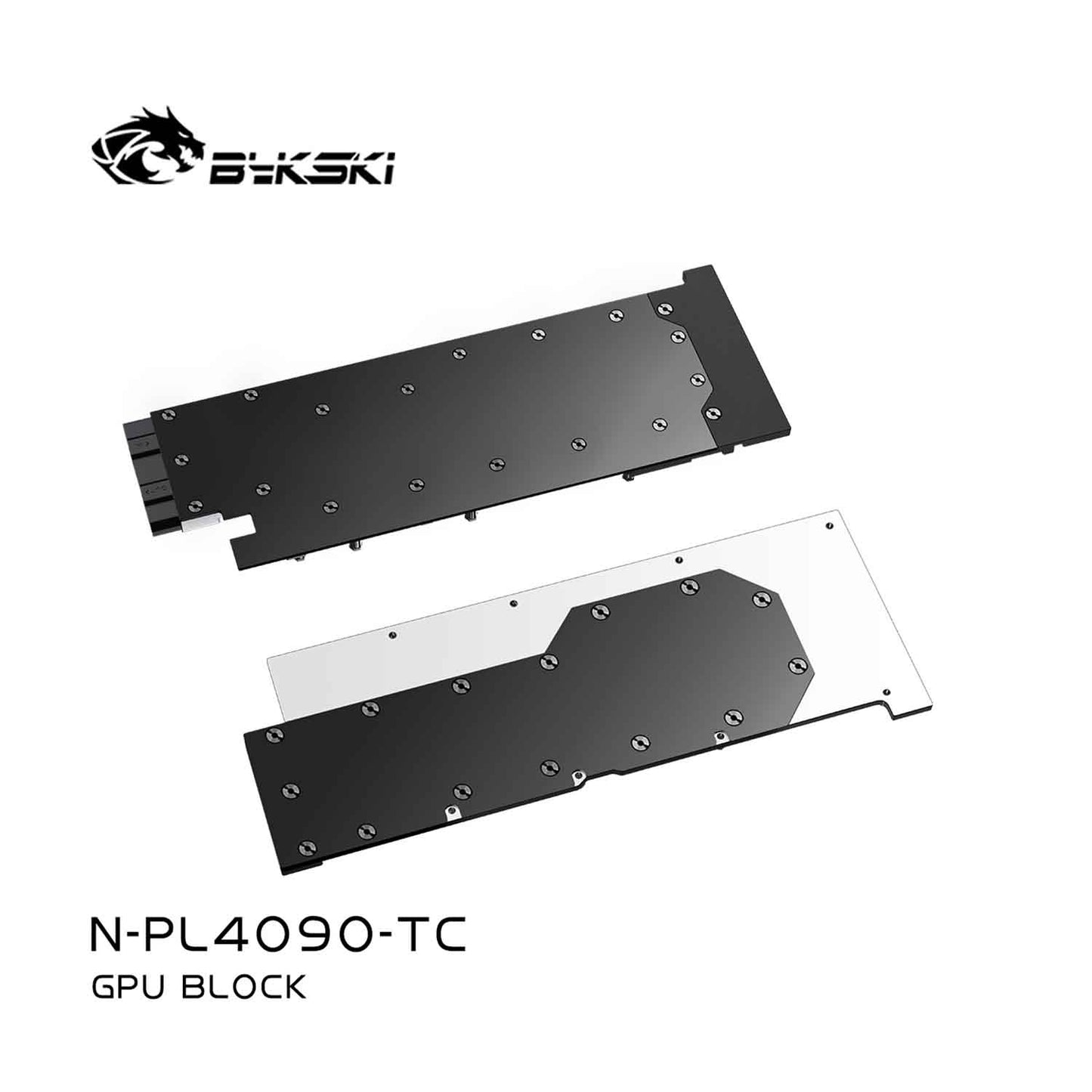FormulaMod Bykski RTX 4090 full-cover GPU waterblock — silent 24/7 AI workload cooling (view 4)