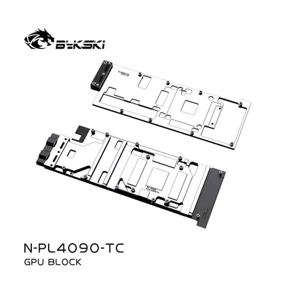 FormulaMod Bykski RTX 4090 full-cover GPU waterblock — silent 24/7 AI workload cooling (view 2)