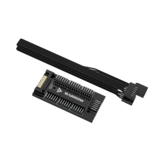 Barrow DK401-7, 7-way Controllers, Full Function RGB and fan hub , Sata power supply interface, PC Water Cooling accessories