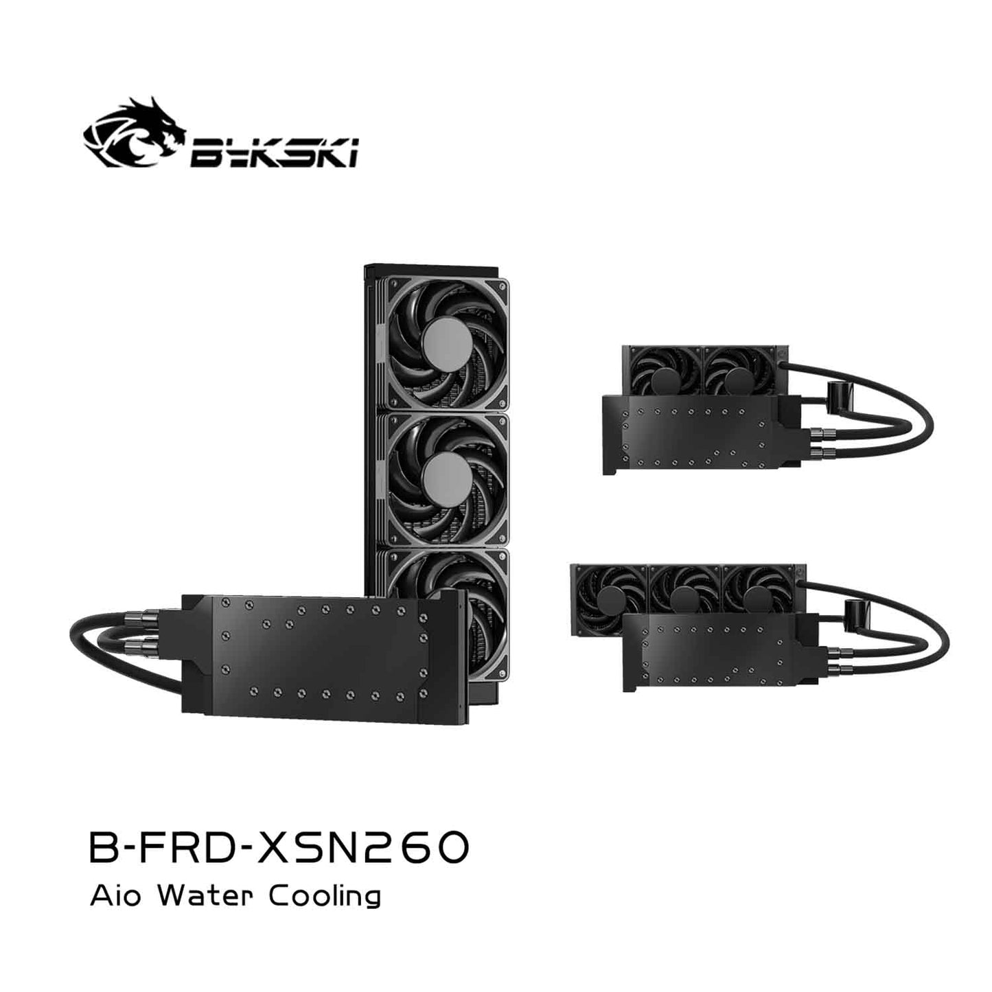 Bykski All-in-one GPU water cooling, For MUXI N 260 , Water Cooling System Liquid Cooler, 240 360 Radiator, B-FRD-XSN260