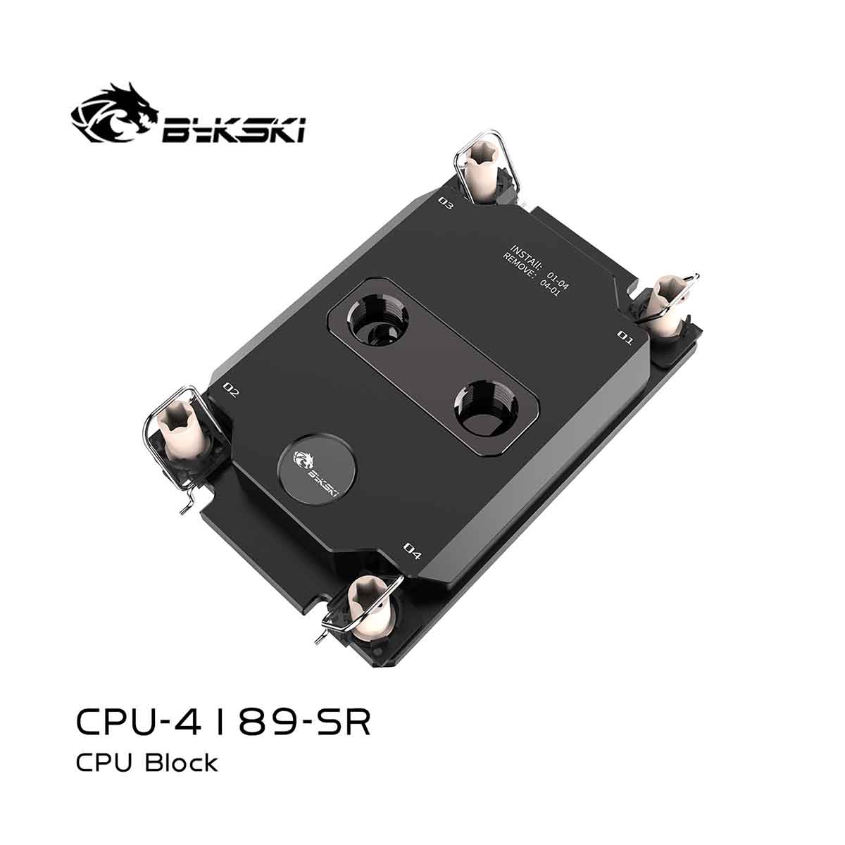 Bykski CPU Block For INTEL LGA4189 CPU Server, Water Cooling Cooler, CPU-4189-SR