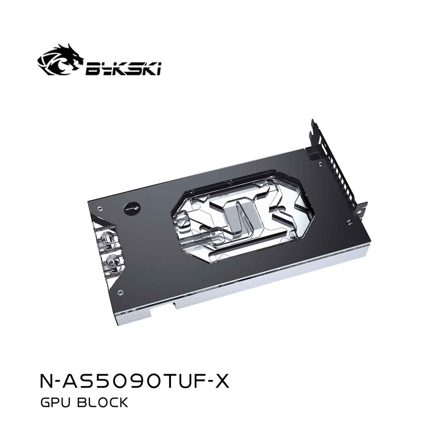 Bykski GPU Block For ASUS TUF Gaming GeForce RTX 5090,Full Cover With Backplate PC Water Cooling Cooler N-AS5090TUF-X