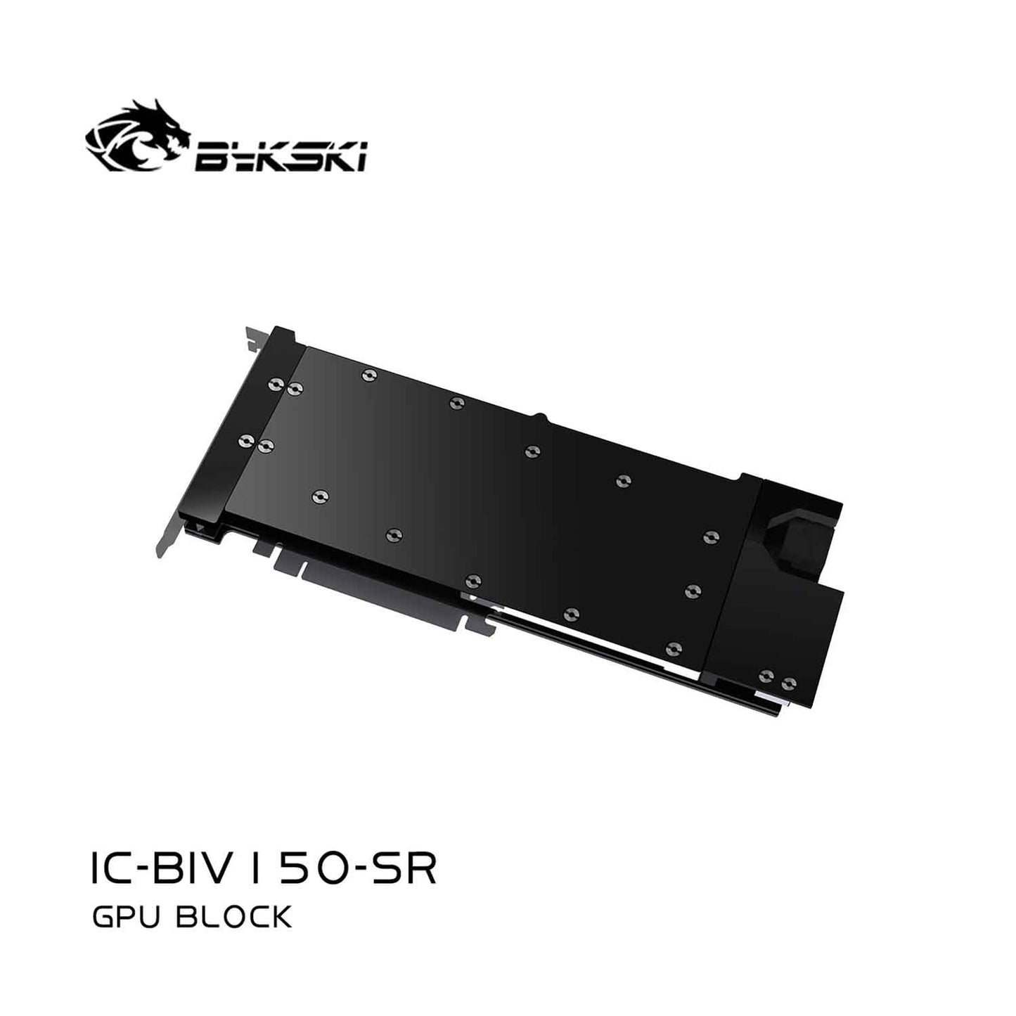Bykski GPU Water Block For Iluvatar CoreX TianGai 150 , All Metal Structure Water Cooling Cooler, IC-BIV150-SR
