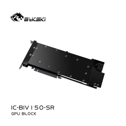 Bykski GPU Water Block For Iluvatar CoreX TianGai 150 , All Metal Structure Water Cooling Cooler, IC-BIV150-SR