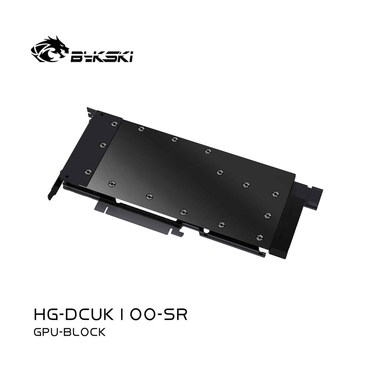 Bykski GPU Block For HYGON DUCK 100, High Heat Resistance Material POM + Full Metal Construction, Full Cover GPU Water Cooling Cooler Radiator Block HG-DCUK100-SR
