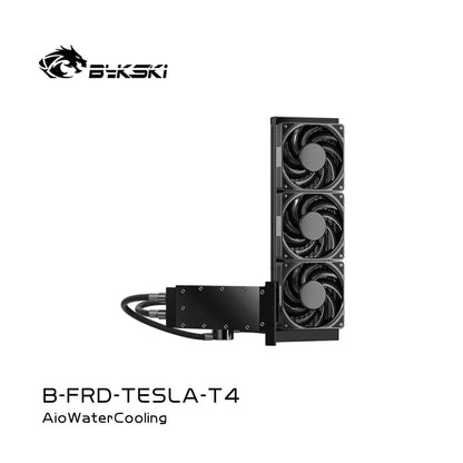 Bykski All-in-one GPU Water Cooling, For NVIDIA TESLA T4 , Water Cooling System Liquid Cooler, 240 360 Radiator, B-FRD-TESLA-T4