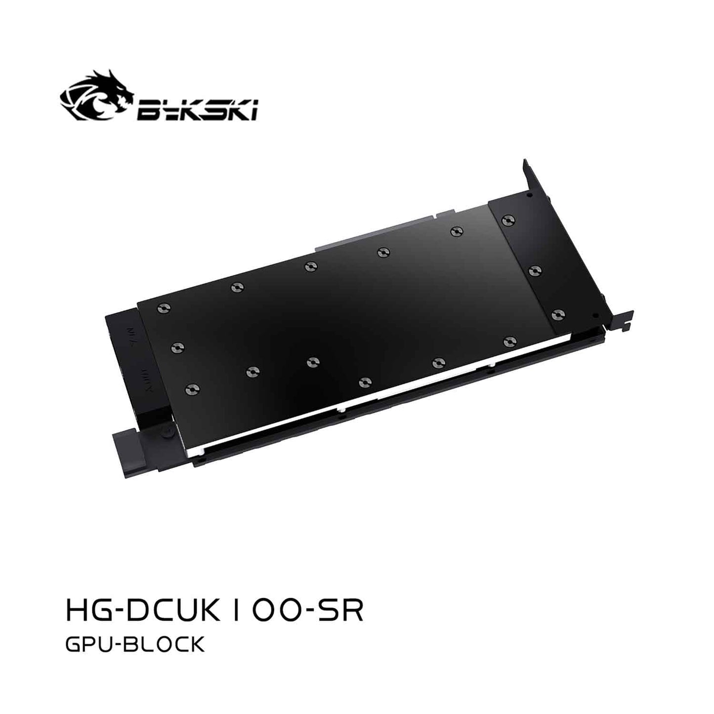 Bykski GPU Block For HYGON DUCK 100, High Heat Resistance Material POM + Full Metal Construction, Full Cover GPU Water Cooling Cooler Radiator Block HG-DCUK100-SR