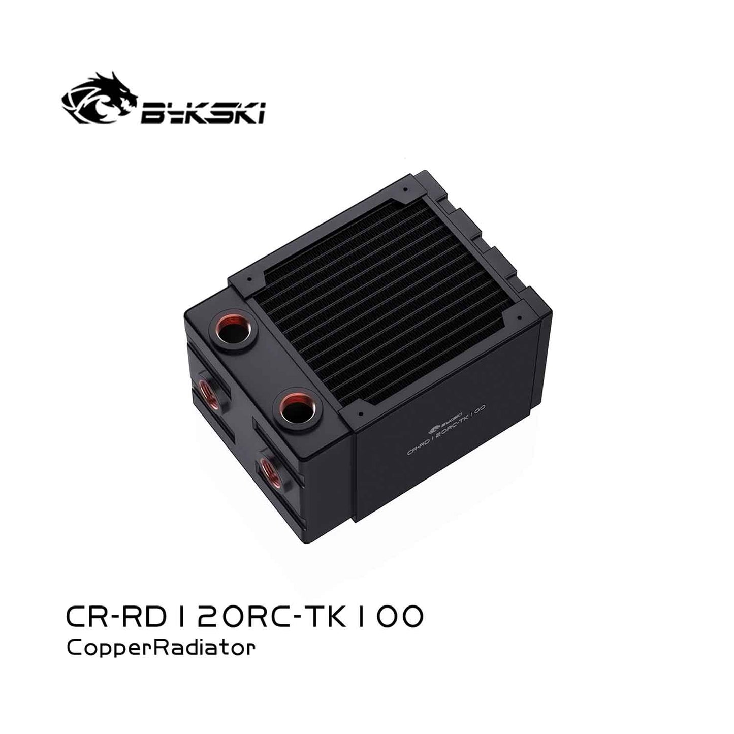 Bykski CR-RD120RC-TK100 RC Series High-Performance 100mm Thick Water-Cooled Radiator Copper Heat Exchanger