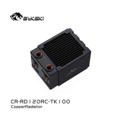 Bykski CR-RD120RC-TK100 RC Series High-Performance 100mm Thick Water-Cooled Radiator Copper Heat Exchanger