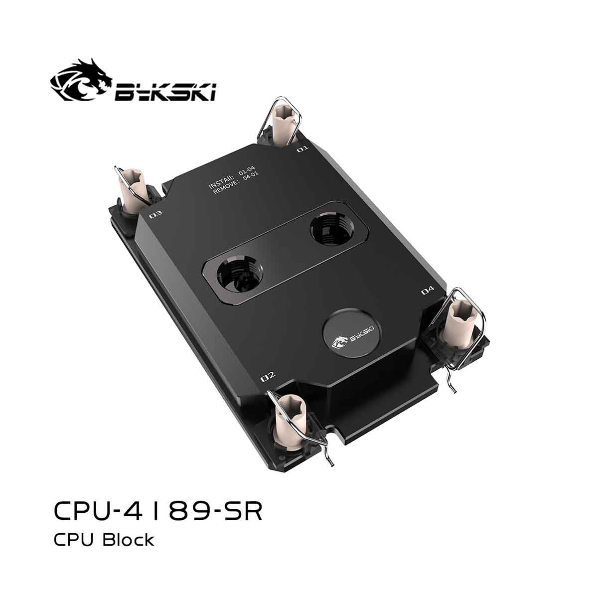 Bykski CPU Block For INTEL LGA4189 CPU Server, Water Cooling Cooler, CPU-4189-SR