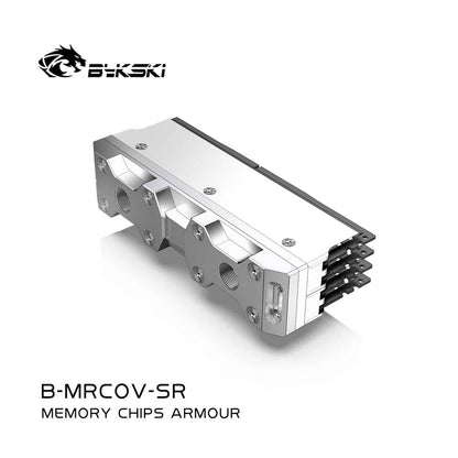 Bykski Server Memory Water Cooling Armor, Copper Core Heat Transfer, Compatible with Multiple Memory Specifications, B-MRCOV-SR