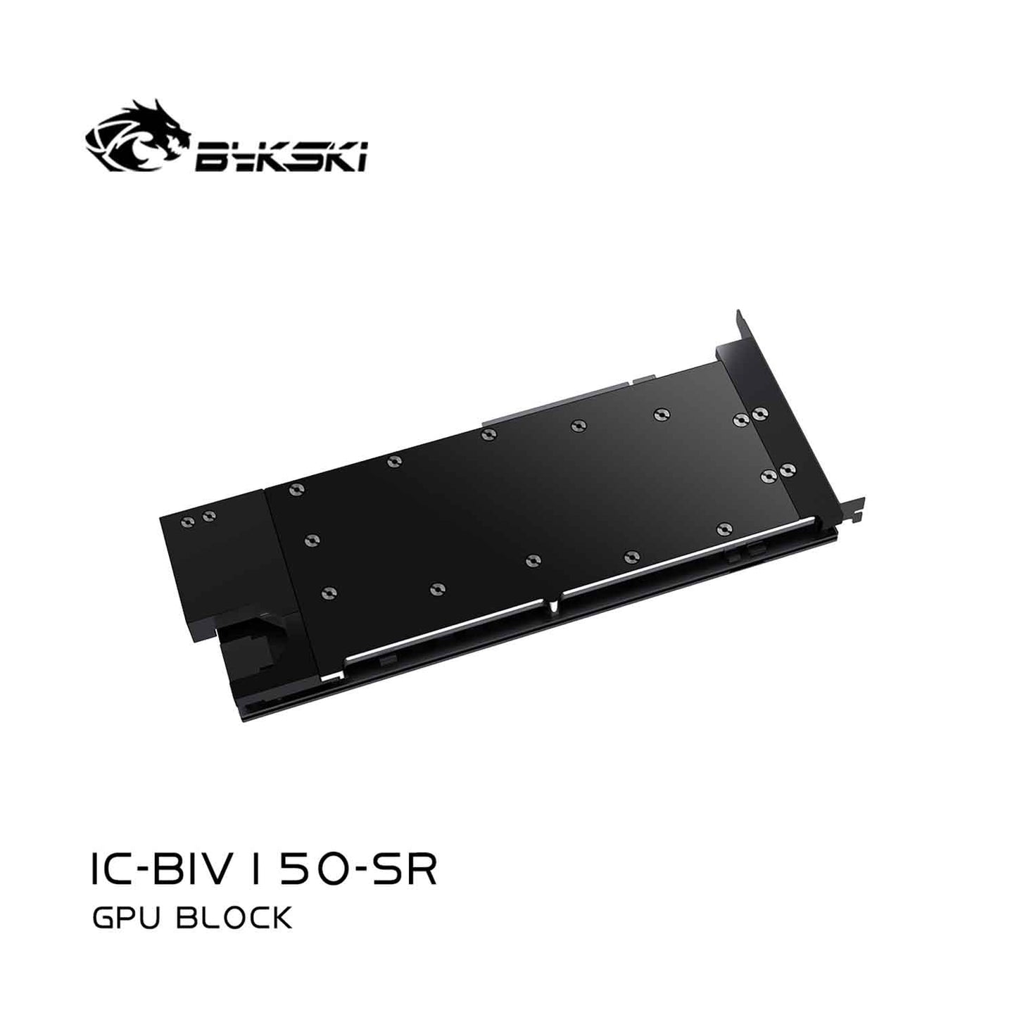 Bykski GPU Water Block For Iluvatar CoreX TianGai 150 , All Metal Structure Water Cooling Cooler, IC-BIV150-SR