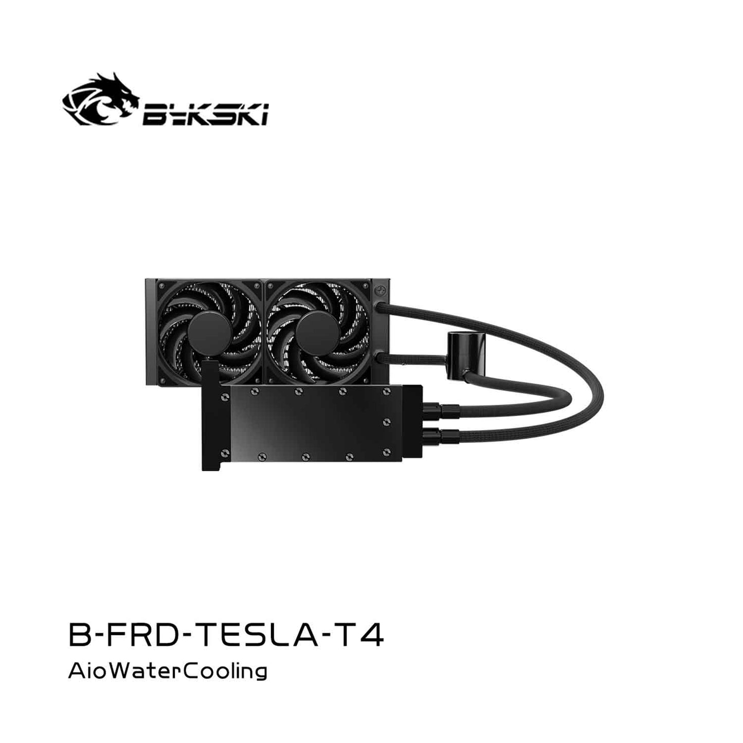Bykski All-in-one GPU Water Cooling, For NVIDIA TESLA T4 , Water Cooling System Liquid Cooler, 240 360 Radiator, B-FRD-TESLA-T4