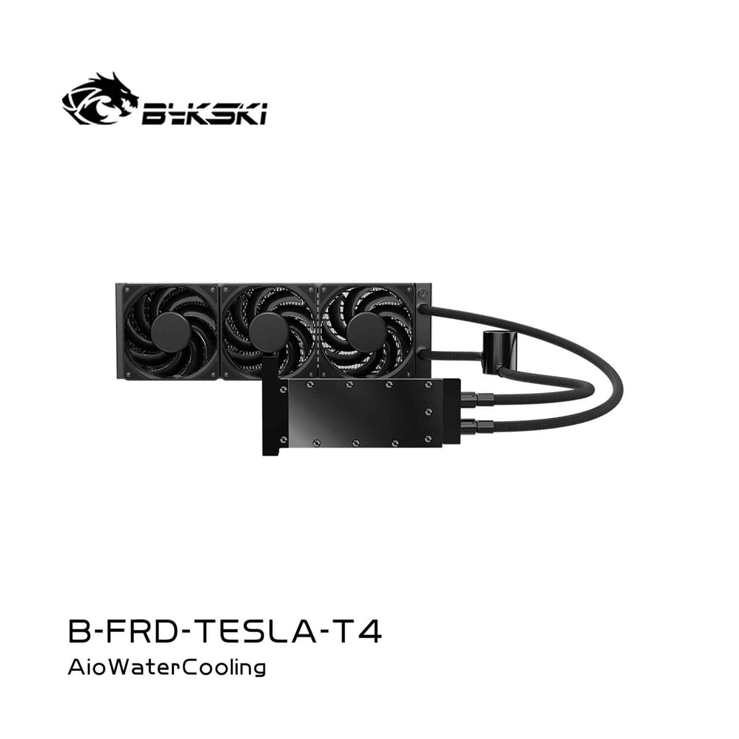 Bykski All-in-one GPU Water Cooling, For NVIDIA TESLA T4 , Water Cooling System Liquid Cooler, 240 360 Radiator, B-FRD-TESLA-T4