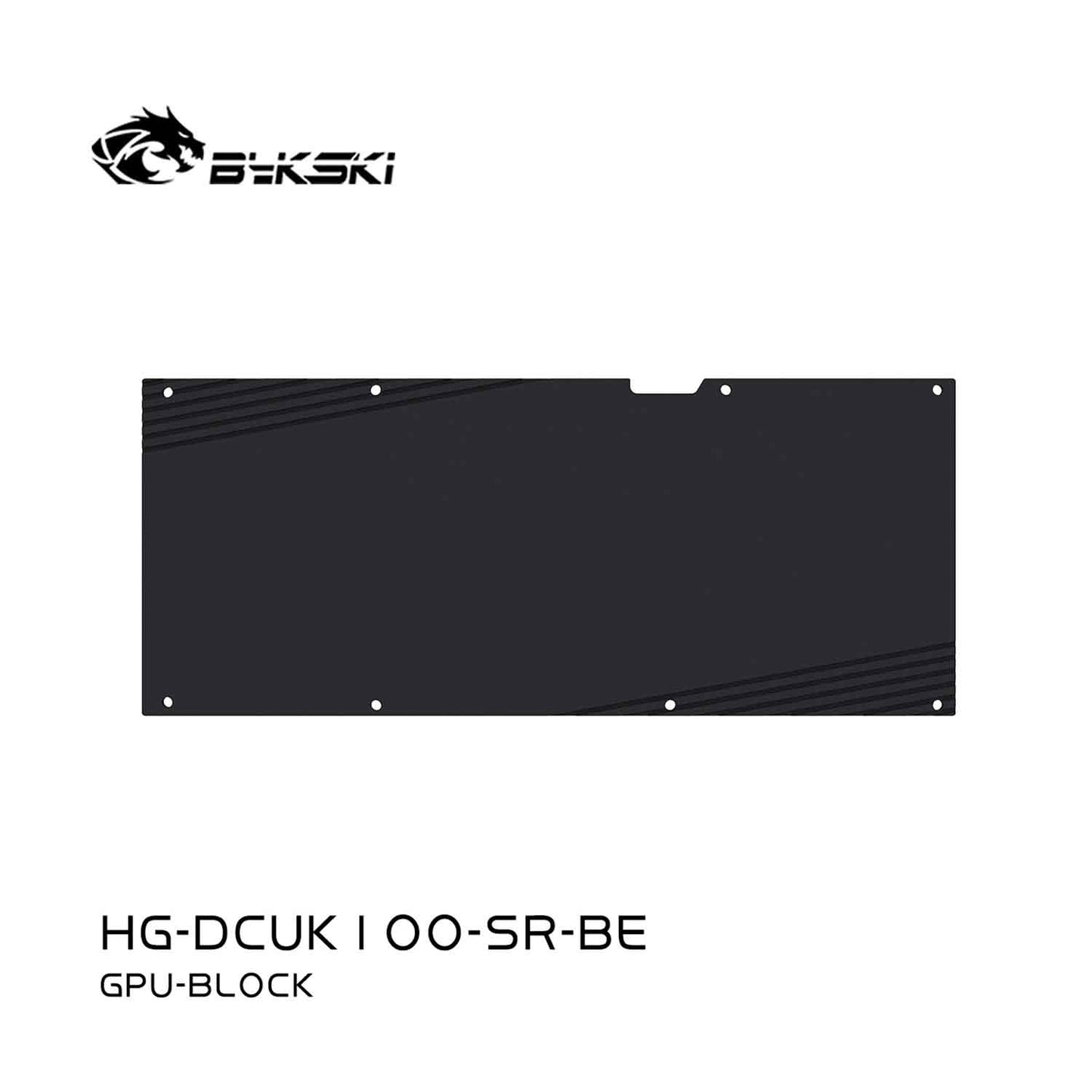 Bykski GPU Block For HYGON DUCK 100, High Heat Resistance Material POM + Full Metal Construction, Full Cover GPU Water Cooling Cooler Radiator Block HG-DCUK100-SR
