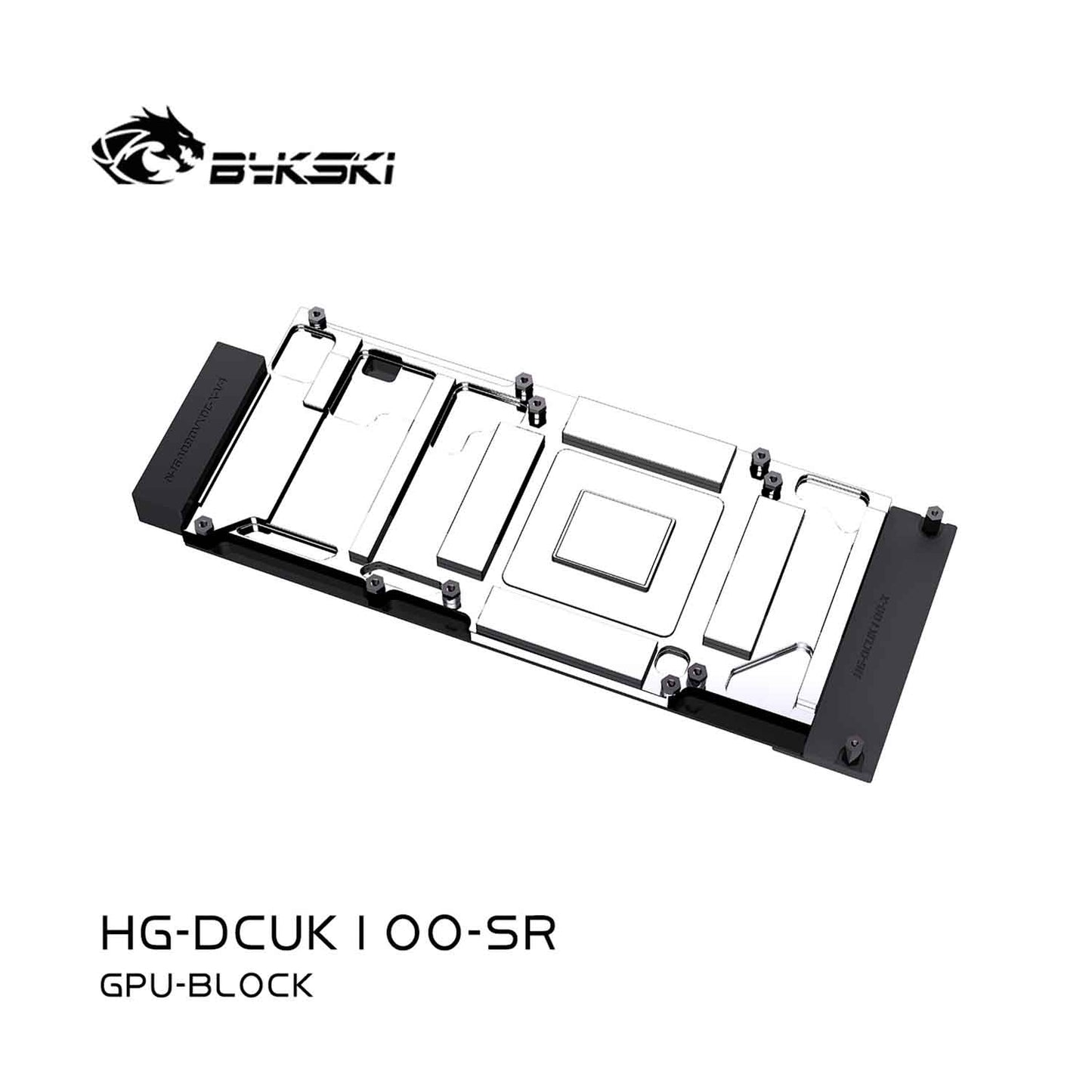 Bykski GPU Block For HYGON DUCK 100, High Heat Resistance Material POM + Full Metal Construction, Full Cover GPU Water Cooling Cooler Radiator Block HG-DCUK100-SR