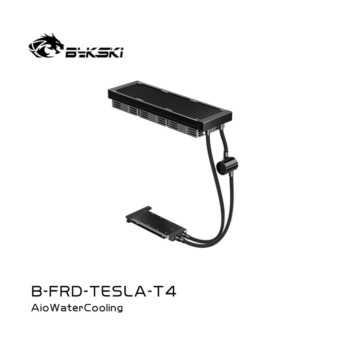 Bykski All-in-one GPU Water Cooling, For NVIDIA TESLA T4 , Water Cooling System Liquid Cooler, 240 360 Radiator, B-FRD-TESLA-T4