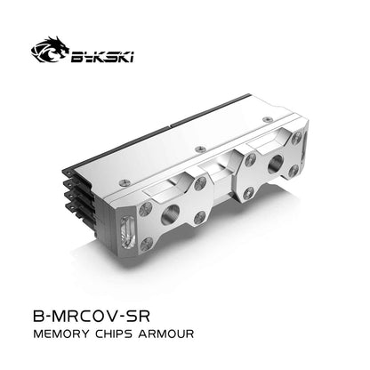 Bykski Server Memory Water Cooling Armor, Copper Core Heat Transfer, Compatible with Multiple Memory Specifications, B-MRCOV-SR
