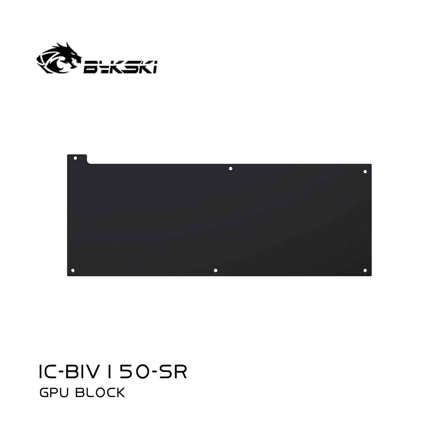 Bykski GPU Water Block For Iluvatar CoreX TianGai 150 , All Metal Structure Water Cooling Cooler, IC-BIV150-SR